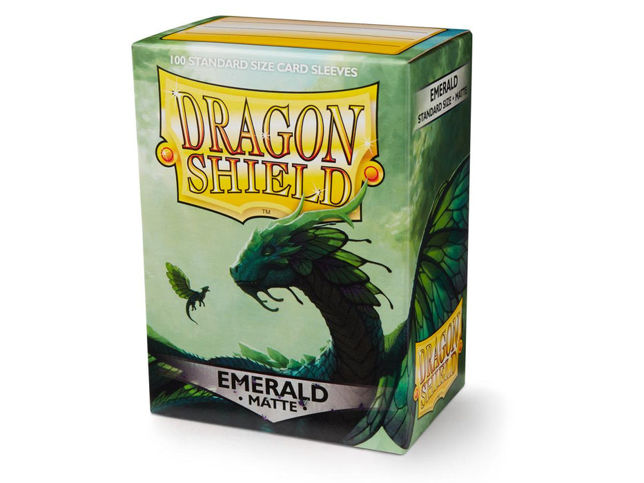 Matte Emerald  - Dragon Shield Sleeves (100 ct.)