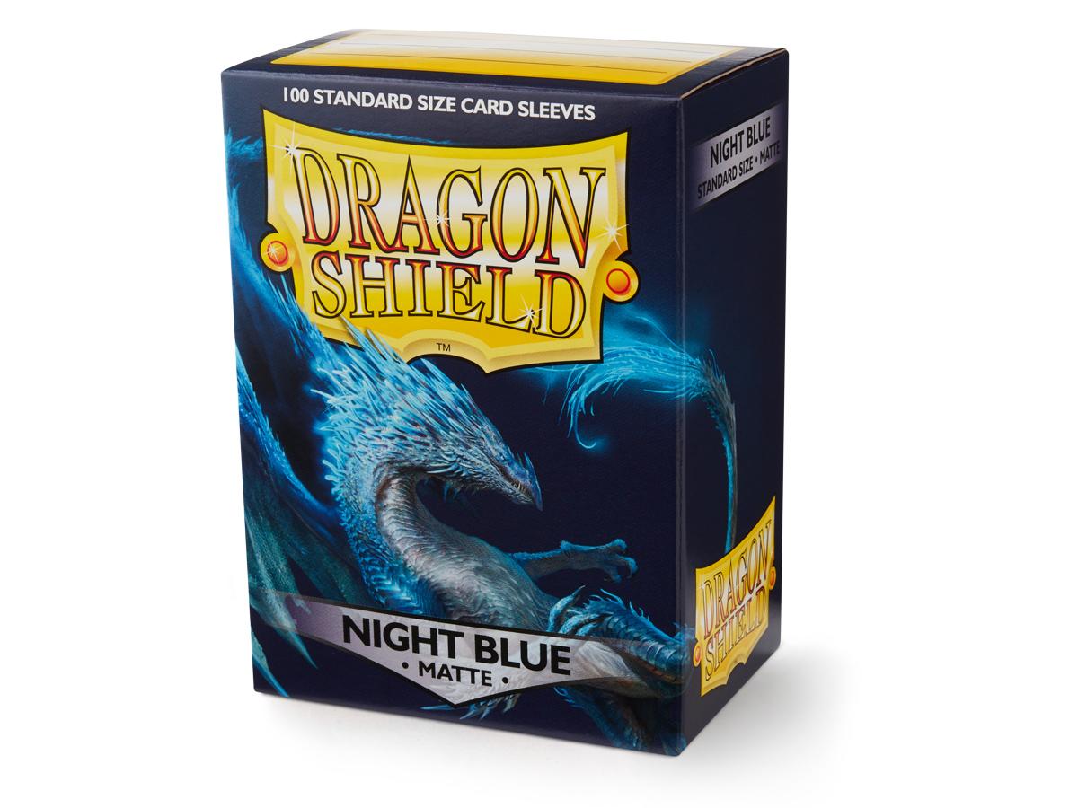 Matte Night Blue  - Dragon Shield Sleeves (100 ct.)