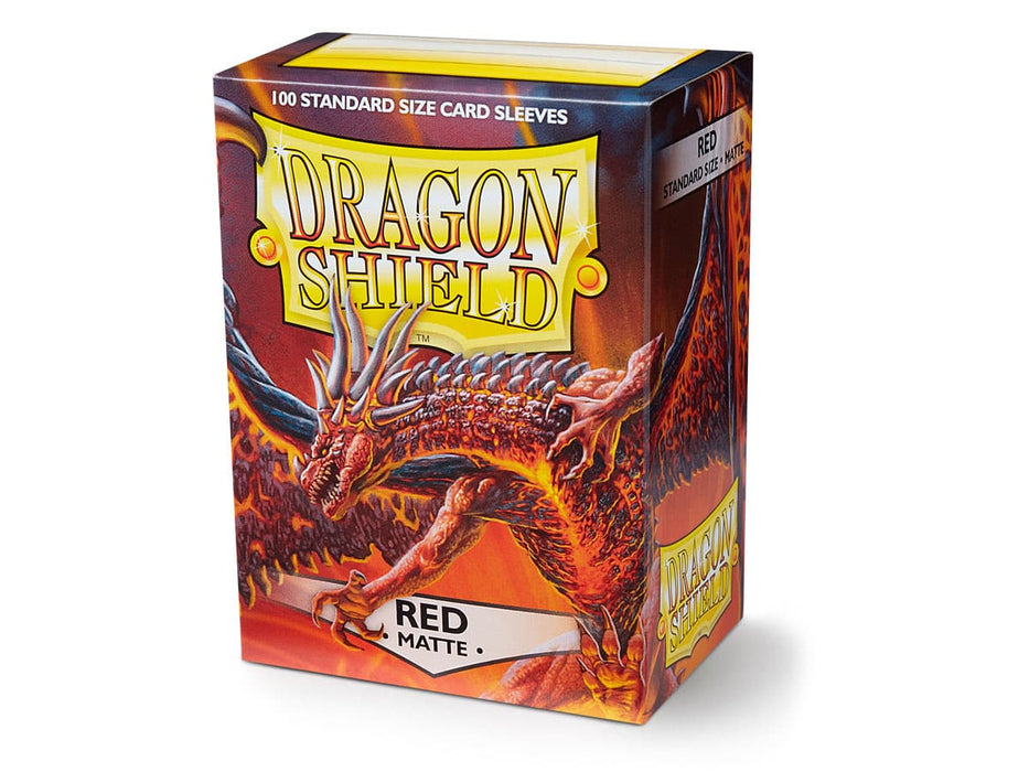 Matte Red  - Dragon Shield Sleeves (100 ct.)