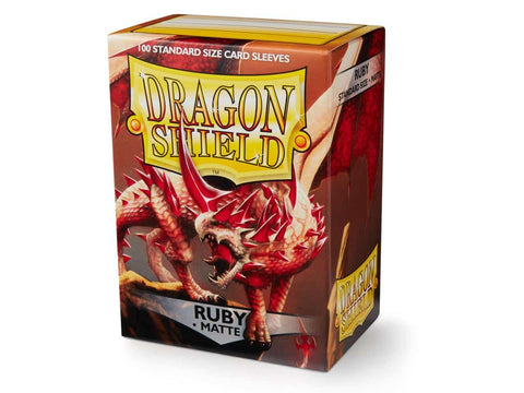 Matte Ruby  - Dragon Shield Sleeves (100 ct.)