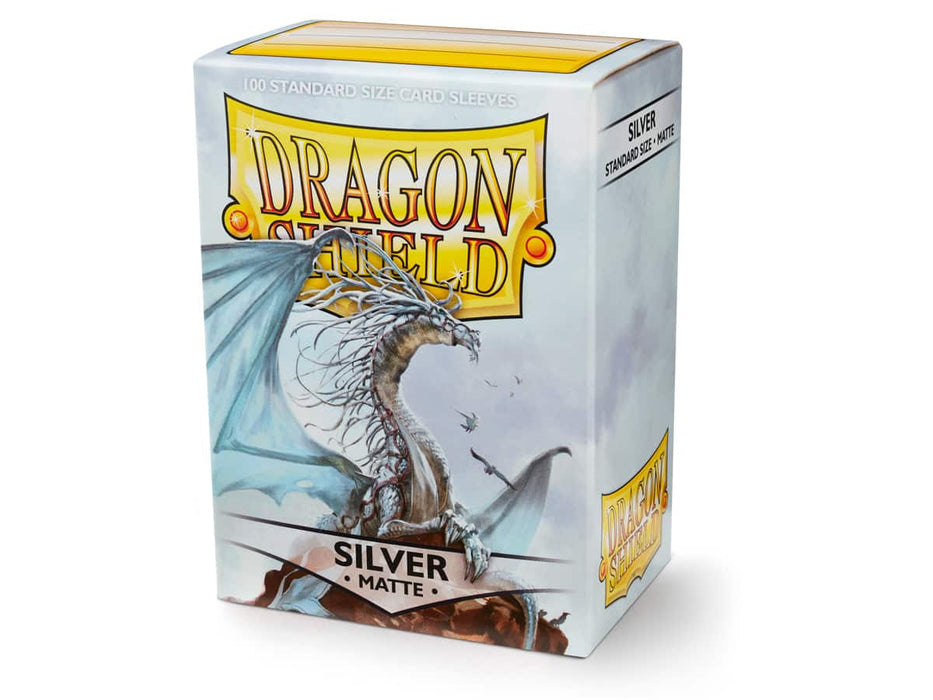 Matte Silver  - Dragon Shield Sleeves (100 ct.)