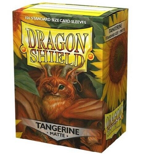 Matte Tangerine  - Dragon Shield Sleeves (100 ct.)