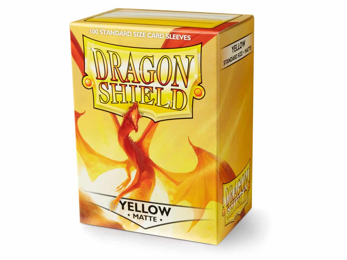 Matte Yellow  - Dragon Shield Sleeves (100 ct.)