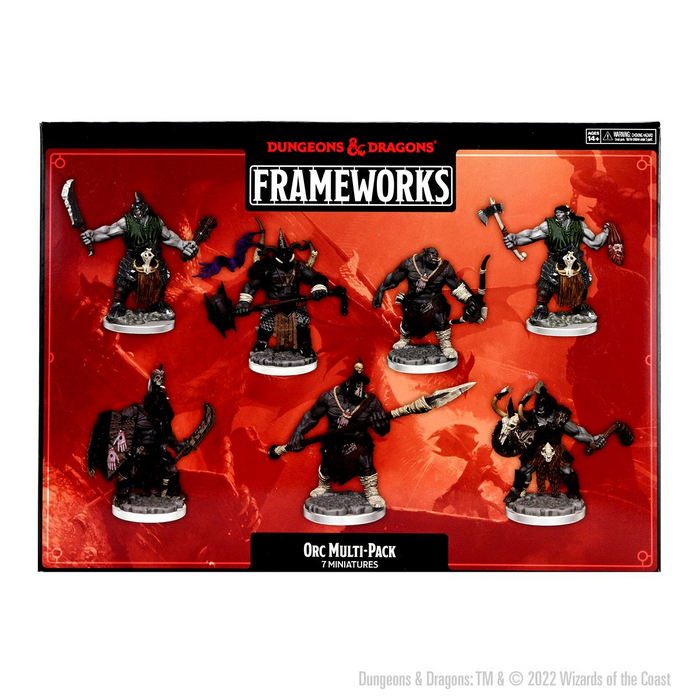 D&D: Frameworks: Wave 1- Orc Multi-Pack