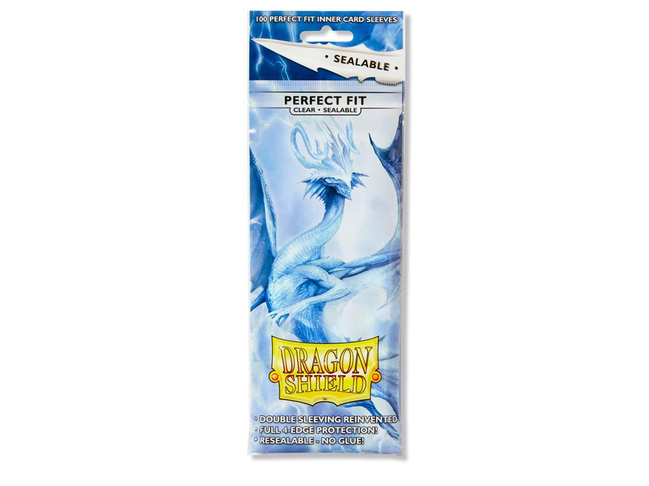 Clear Perfect Fit Sealable - Dragon Shield Sleeves (100 ct.)