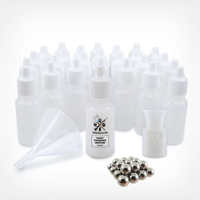 Huge Miniatures - Dropper Bottle Transfer Kit with Rustproof Agitators