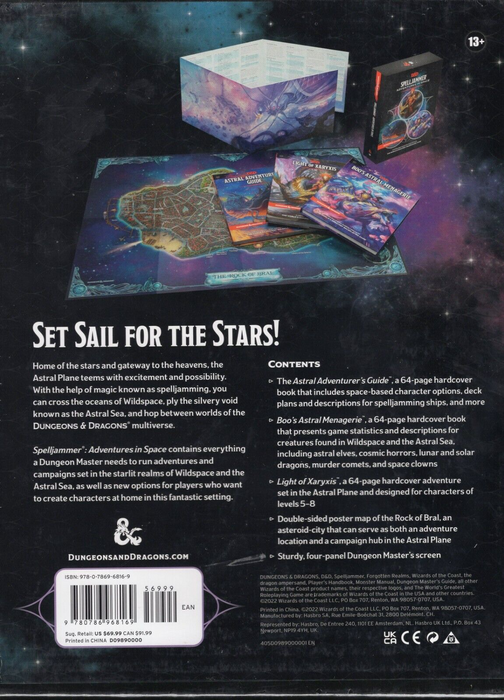 D&D 5th Edition Book: Spelljammer - Adventures in Space Collection