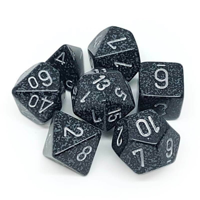 Chessex - 7-Die Set Speckled: Ninja