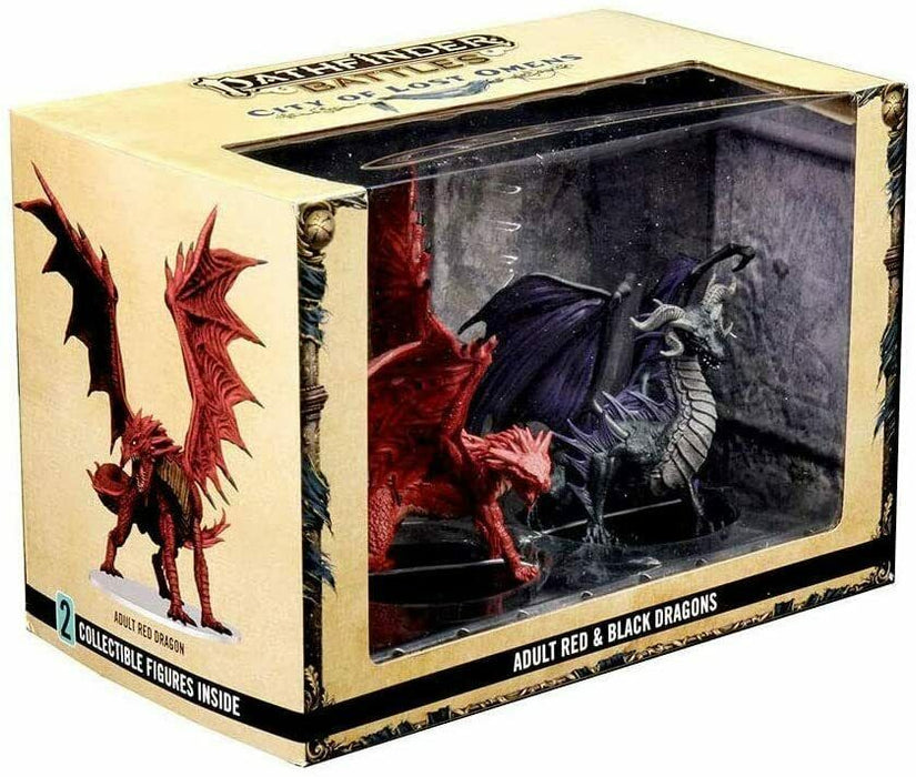 D&D Monster - City Of Lost Omens - Adult Red & Black Dragons