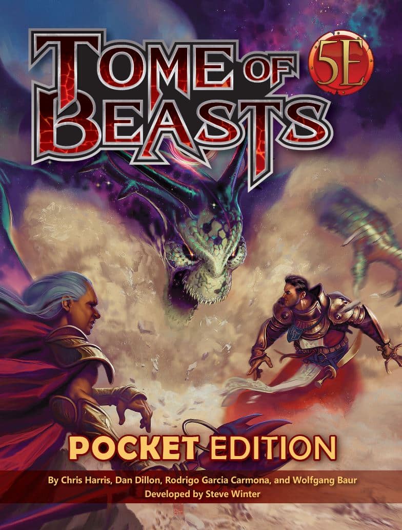 D&D 5th Edition Book: Tome of Beasts Pocket Edition
