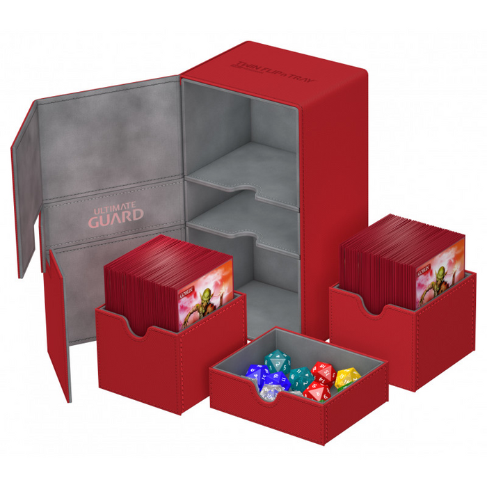 Ultimate Guard - Deck Box - Twin Flip'n'Tray 200+ XenoSkin Red
