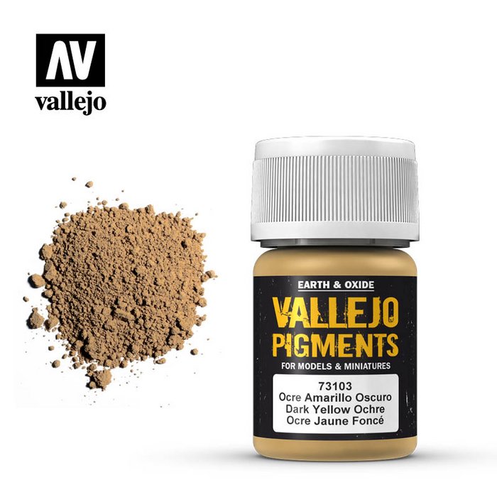 Vallejo Pigment - Dark Yellow Ochre