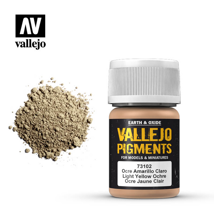 Vallejo Pigment - Light Yellow Ochre