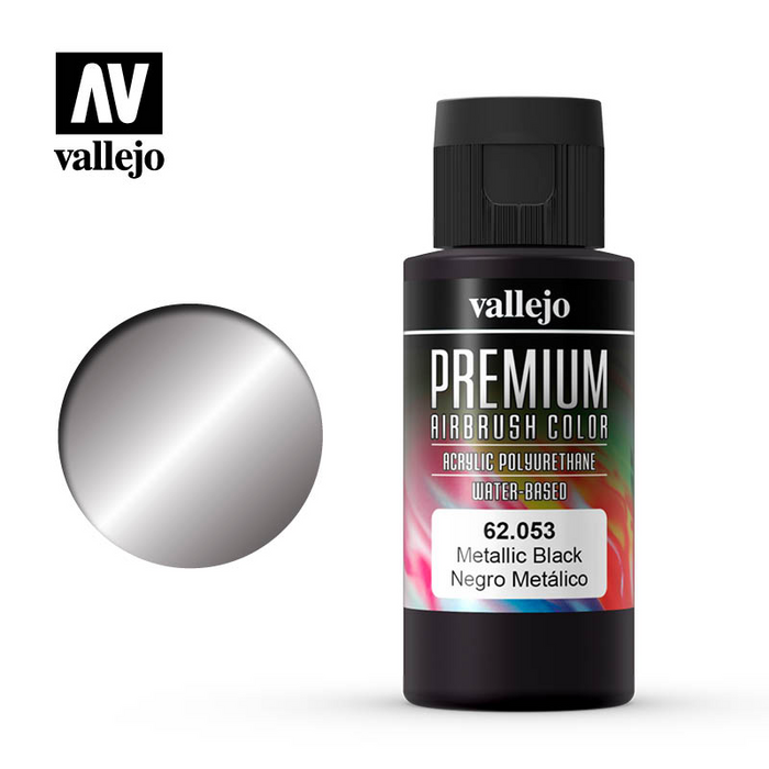 Vallejo Premium Color - Metallic Black
