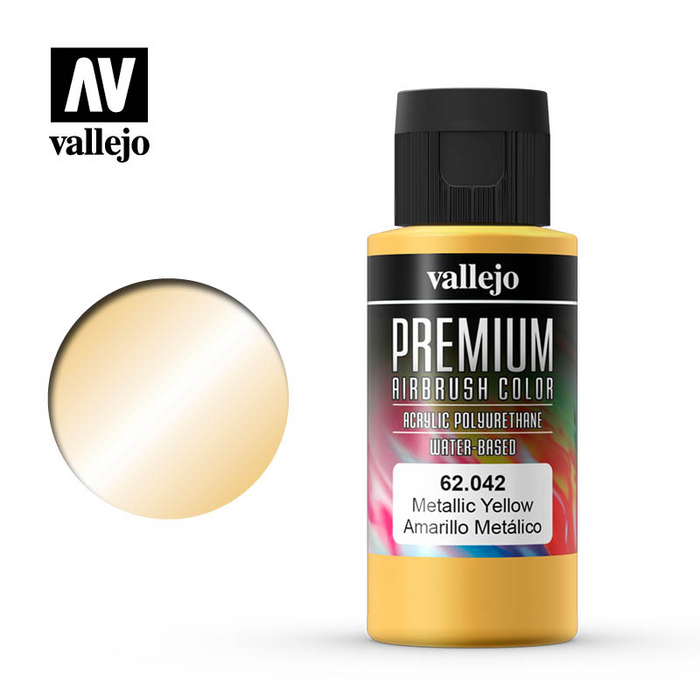 Vallejo Premium Color - Metallic Yellow