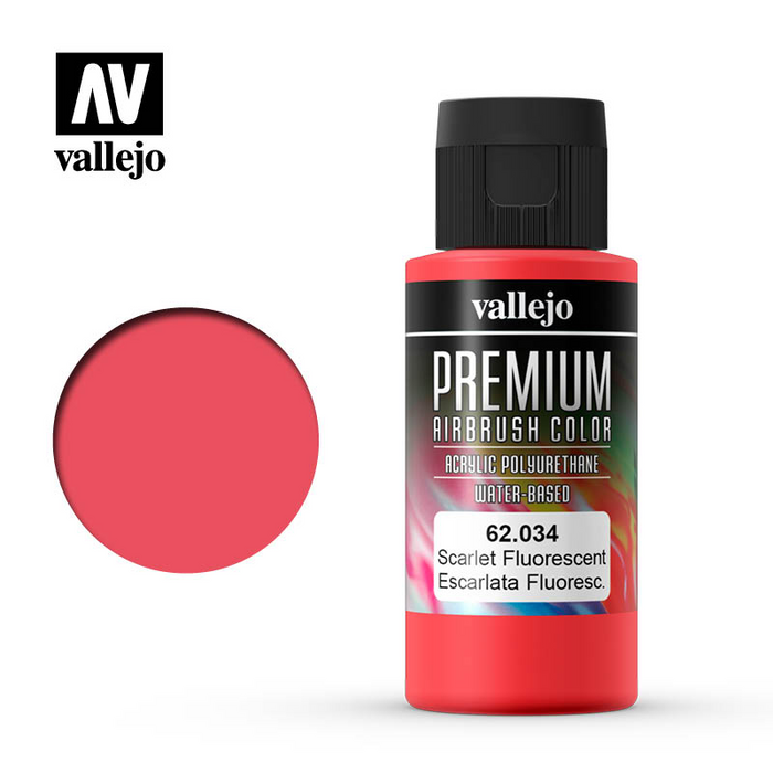 Vallejo Premium Color - Fluorescent Scarlet