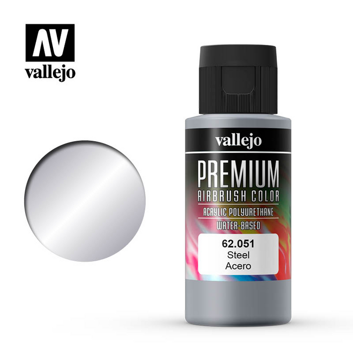 Vallejo Premium Color - Steel