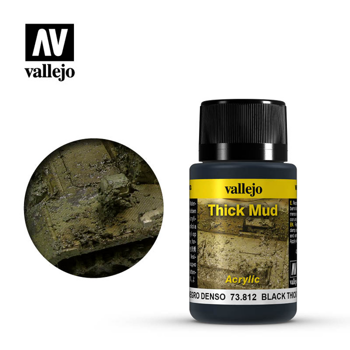 Vallejo Weathering Effects - Black Mud