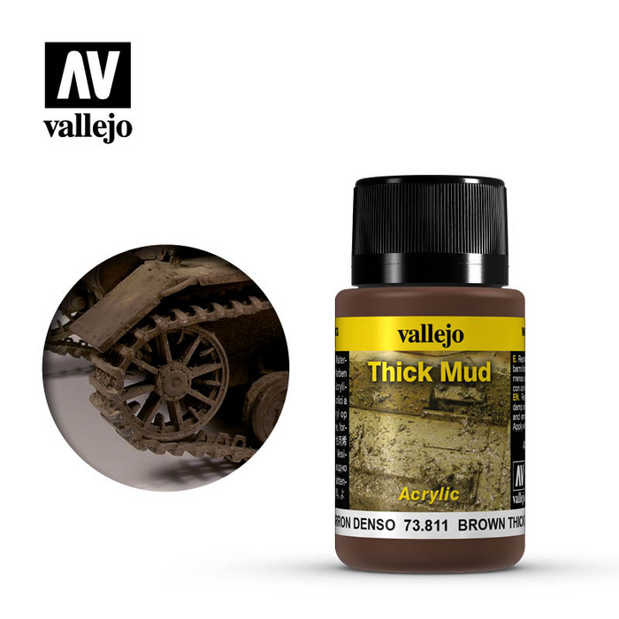 Vallejo Weathering Effects - Brown Mud