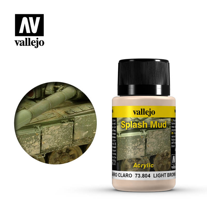 Vallejo Weathering Effects - Light Brown Splash Mud