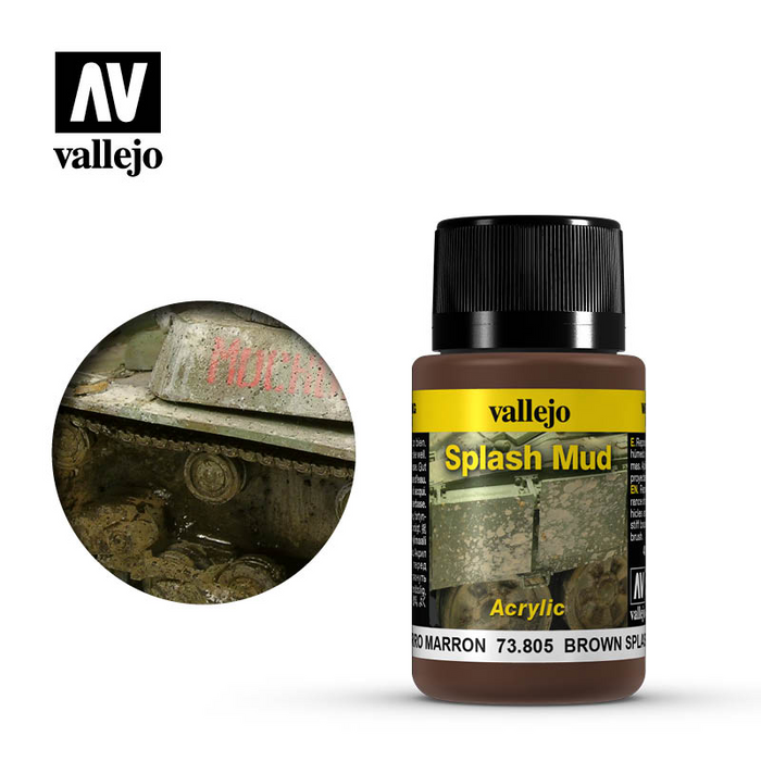 Vallejo Weathering Effects - Brown Splash Mud