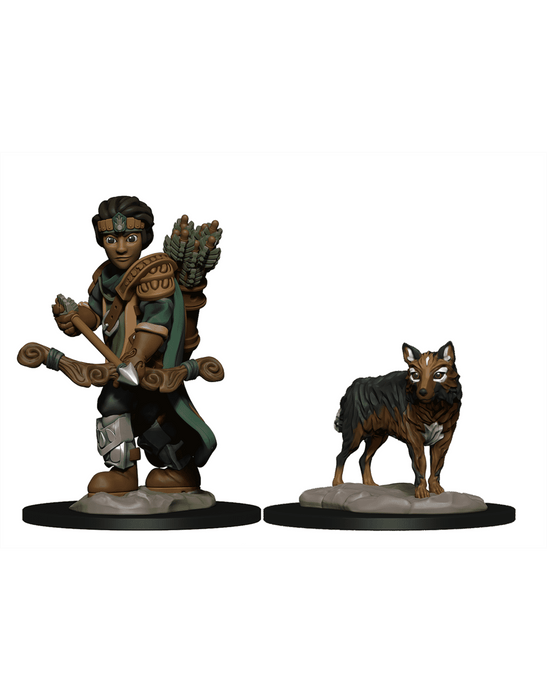 D&D Wardlings: Boy Ranger & Wolf