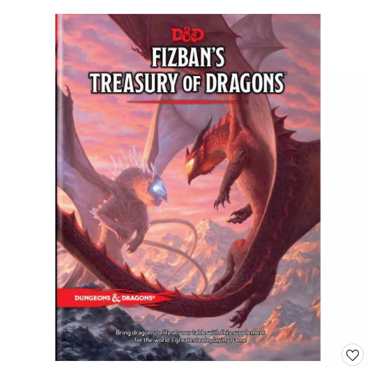 D&D 5th Edition Book:  Fizban's Treasury of Dragons